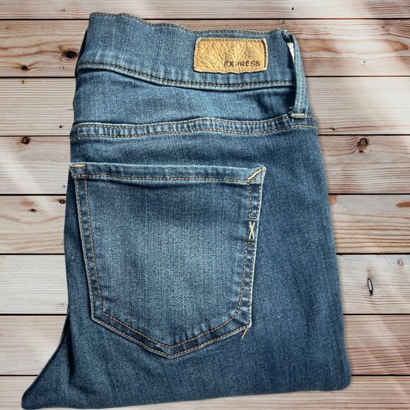 Express Denim - Express Cropped Legging Size 4
